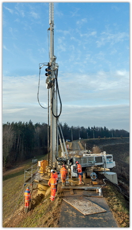 DSV_Bohrgeraet im Einsatz